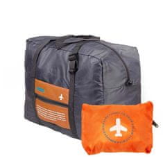 Northix Zložljiva športna torba z vrečko za shranjevanje - oranžna 