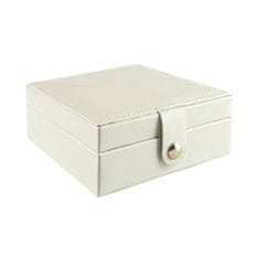 Northix Škatla za nakit 12 x 12 - Bela 