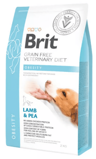 Brit GF Obesity veterinarska dieta za pse, jagnjetina & grah, 2 kg