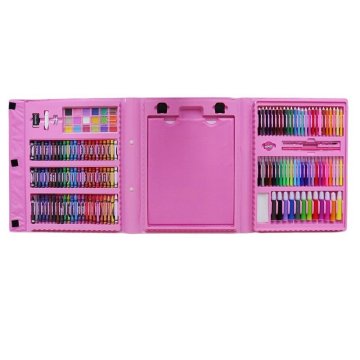 Northix Art Box za otroke, 176 kosov - roza