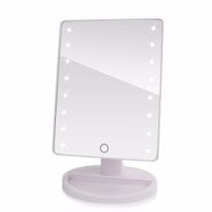 Northix LED ogledalo za ličenje z vrtenjem za 180 stopinj - belo 