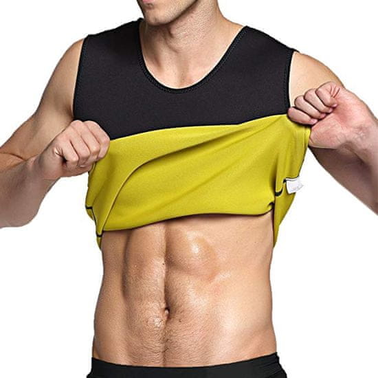 Northix Training Top with sauna effect - Yellow