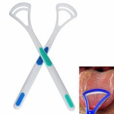 Northix 2x čistilec jezika za boljšo ustno higieno in zadah 
