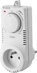 Elektrobock Elektronski termostat TS01, preklopi do 16A-3680W, nadzor od 3C do 28C