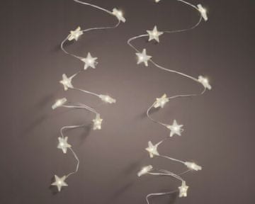 shumee LED lučke za božično drevo Božične zvezde 1,95 m