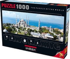 AnaTolian Panoramska sestavljanka Sultan Ahmed Mosque, Istanbul 1000 kosov