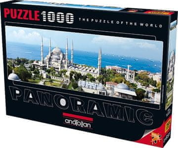 AnaTolian Panoramska sestavljanka Sultan Ahmed Mosque, Istanbul 1000 kosov