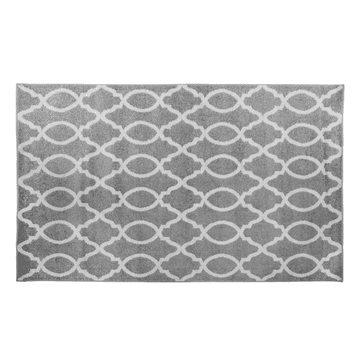 KONDELA Preproga, svetlo siva / slonokoščena, 160x235, DESTA