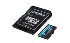 Kingston 512 GB microSDXC Canvas Go! Plus 170R/100W U3 UHS-I V30 kartica + adapter SD