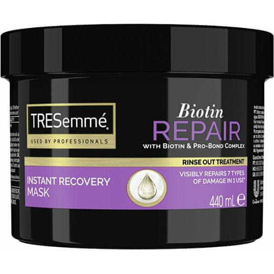 TRESemmé Obnovitvena maska za poškodovane lase Biotin Repair (Instant Recovery Mask) 440 ml