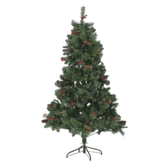 Beliani Umetno božično drevo 180 cm zeleno JACINTO