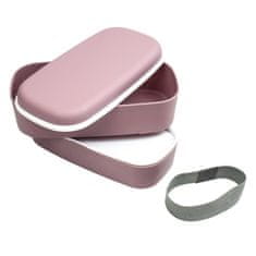 Northix Lunchbox, Bento Box - roza 