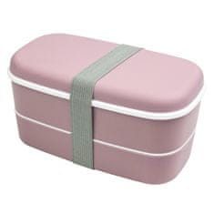 Northix Lunchbox, Bento Box - roza 