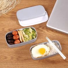 Northix Lunchbox, Bento Box - roza 