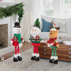 Family Christmas Stoječa božična tekstilna figura palček 65 x 18 x 13 cm