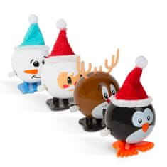 Family Christmas Božična figurica za navijanje "Crazy Santa" 8 cm