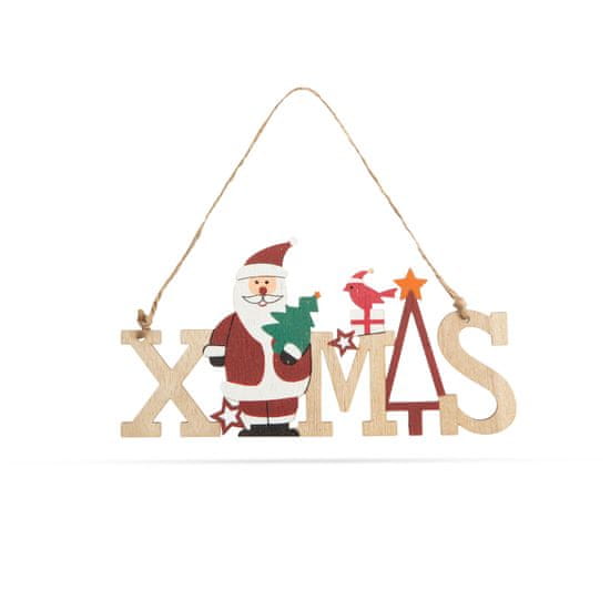 Family Christmas Lesena božična dekoracija viseča XMAS 17 x 9 cm