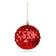 Family Christmas Set božičnih kroglic za na jelko Ø73 mm 6 kosov rdeče