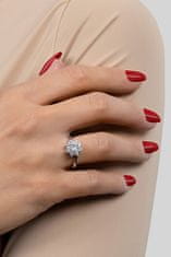 Brilio Silver Čudovit srebrn prstan s cirkoni RI053W (Obseg 50 mm)