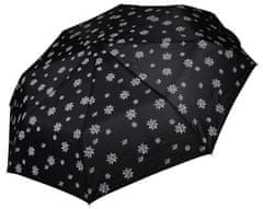Doppler Ženski zložljivi dežnik Special Mini Edel weiss 700065E02 Black