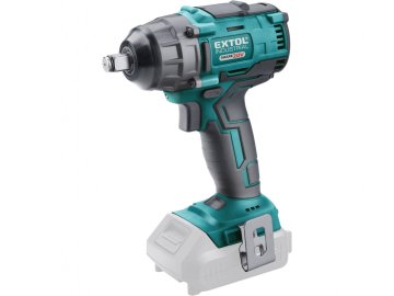 Extol Industrial Udarni vijačnik 1/2" baterija SHARE20V, 250Nm, BREZ KRTAČK, 20V Li-ion, brez baterije in polnilca