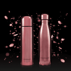 MINILAND Termovka DeLuxe in komplet termo steklenic roza