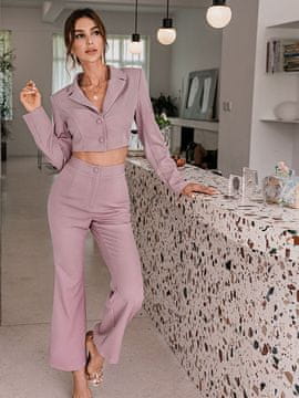 Wayfarer komplet ženskih hlač in suknjiča Voorhis vijolična