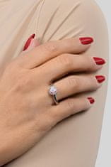 Brilio Silver Čudovit srebrn prstan z opali in cirkoni RI056WP (Obseg 52 mm)