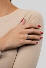 Brilio Silver Čudovit srebrn prstan z opalom in cirkoni RI056WBC (Obseg 54 mm)