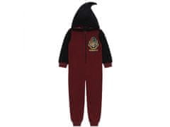 sarcia.eu Harry Potter Deška enodelna pižama/kombinacija, črna, bordo, s kapuco, enodelna majica 2 lata 92 cm