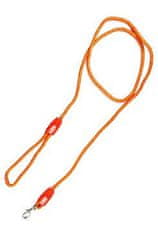Kruuse BUSTER Odsevni povodec 180cm/8mm oranžne barve