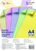 Gimboo Komplet barvnih papirjev A4, 80 g/m2, 100 listov, mešanica pastelnih barv
