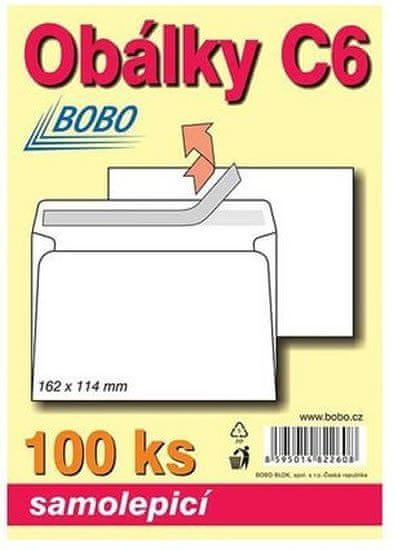 Samolepilne kuverte C6 (pakiranje po 100 kosov)
