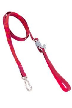 Hurtta Povodec Mudventure rdeča120-180cm/20mm