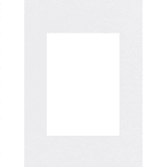 Hama pasparta, arktična bela, 40x50cm/ 29,7x42cm (A3)