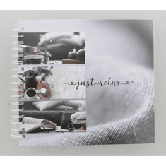 Hama klasični spiralni album RELAX - Just Relax 28x24 cm, 50 strani, bele strani