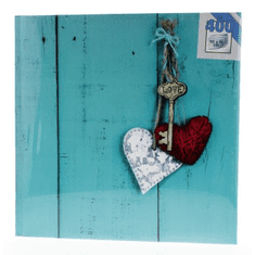 Hama album classic RUSTICO 30x30 cm, 100 strani, Love Key