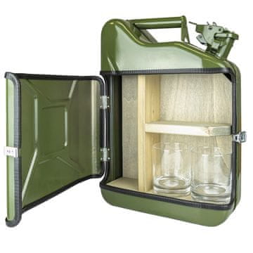 Northix Minibar, Vintage kanister - zelena