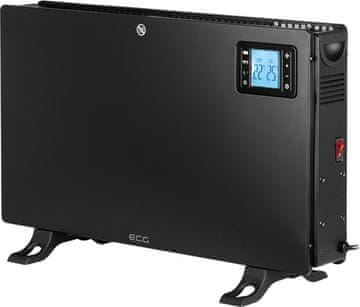 ECG Konvektorski grelnik, črn