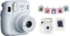 FujiFilm Instax Mini 11 + komplet dodatkov Mini 11 ledeno bela