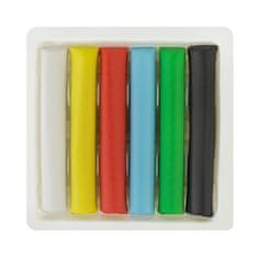 EASY Kids COLOUR School plastelin, 6 barv