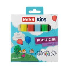 EASY Kids COLOUR School plastelin, 6 barv
