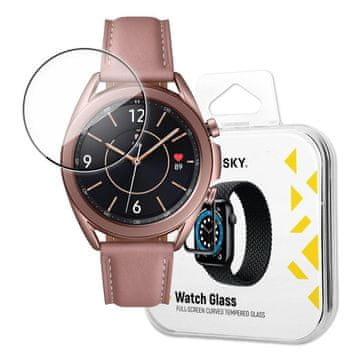 WOZINSKY Hibridno zaščitno steklo za Samsung Galaxy Watch 3 41 mm, črno
