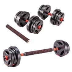 Body Sculpture komplet uteži z drogom, 20 kg