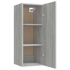 Vidaxl Stenska omarica siva sonoma 34,5x34x90 cm konstruiran les