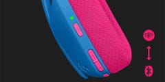 Logitech G435 LightSpeed brezžične gaming slušalke, Bluetooth, modre (981-001062)