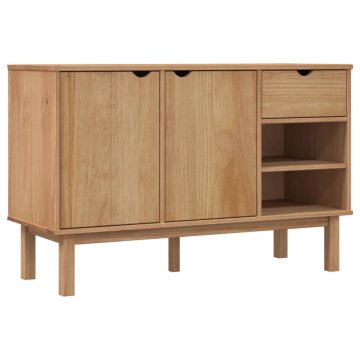 Vidaxl Komoda OTTA 114x43x73,5 cm trdna borovina