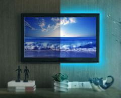 aptel LED osvetlitev televizorja RGB 4 x 50 cm USB LED trak set