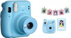 FujiFilm Instax Mini 11 + komplet dodatkov Mini 11 Sky Blue