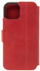 FIXED ProFit usnjena torbica knjižnega tipa za Apple iPhone 12/12 Pro FIXPFIT2-558-BRW, rdeča